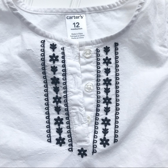 •Carter’s• embroidered tunic top - Picture 2 of 4